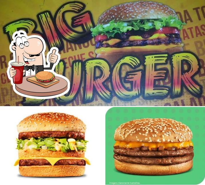 Peça um hambúrguer no Big Burger