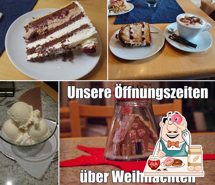 Café Schlecht offre une variété de plats sucrés