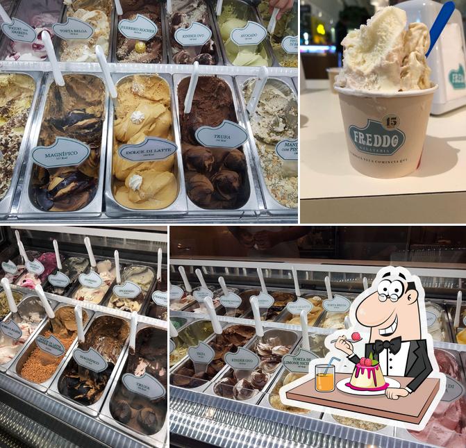 Freddo Gelateria - Shop Palladium provê uma variedade de pratos doces