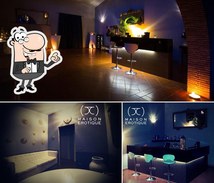 Gli interni di Maison Erotique Club Privé