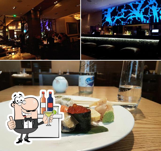 Las imágenes de barra de bar y sushi en Nobu Restaurant