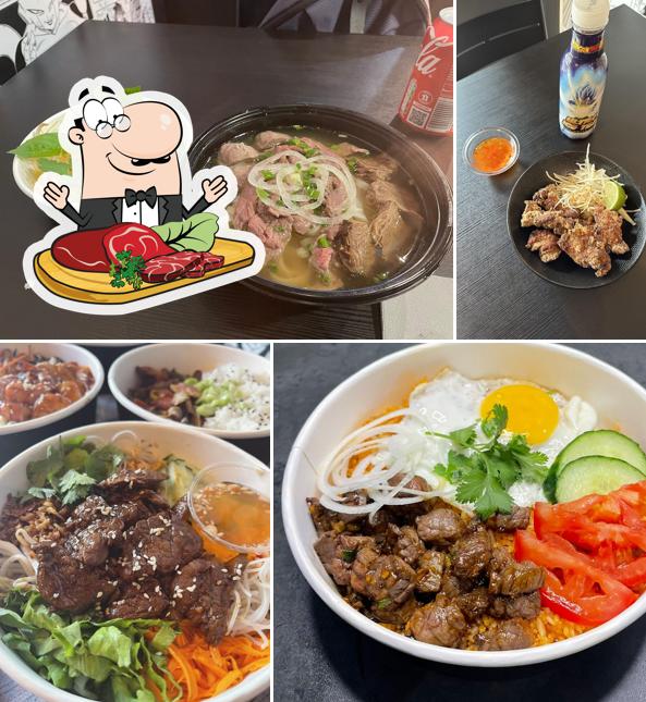 Попробуйте блюда из мяса в "Dragon Bowl (Asian Food & Bubble Tea)"