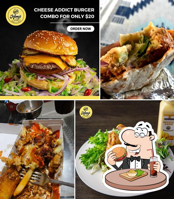 Гамбургер в "JOHNY’S KEBAB BURGER & GRILL- - Best Value Eats on Albany Hwy, Perth"