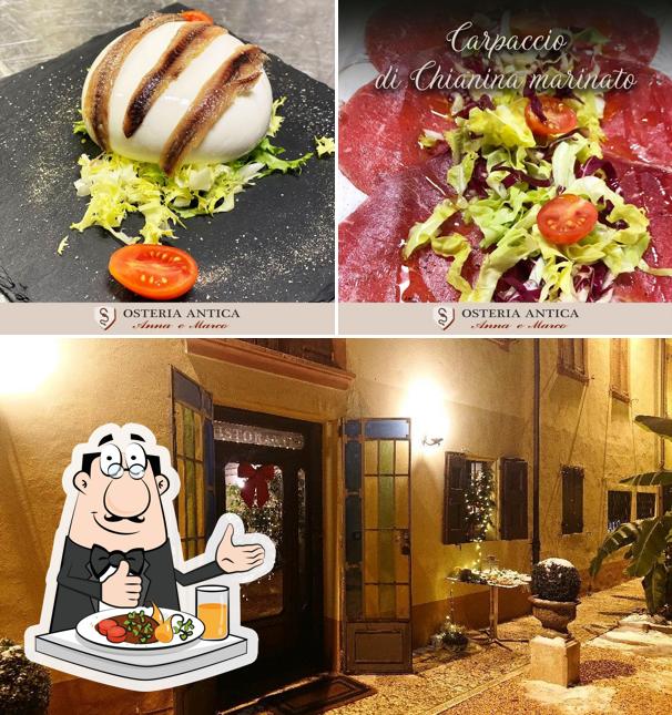 Cibo al Osteria Antica Anna e Marco