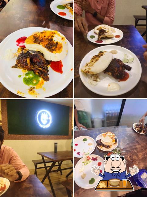 This is the image depicting food and interior at Calicut cafeteria