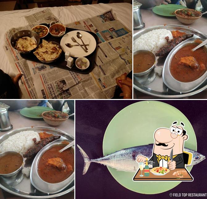 Food at Field Top Bar & Restaurant