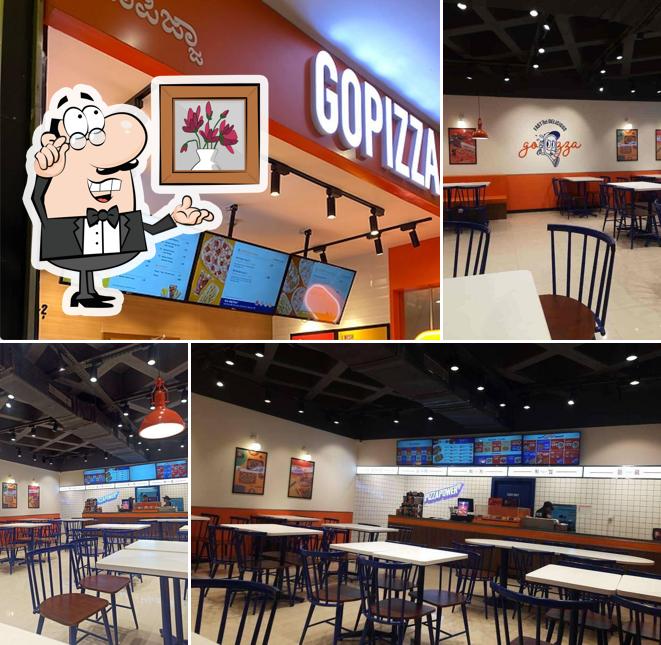 The interior of GOPIZZA