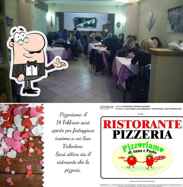 Gli interni di Pizzoriamo