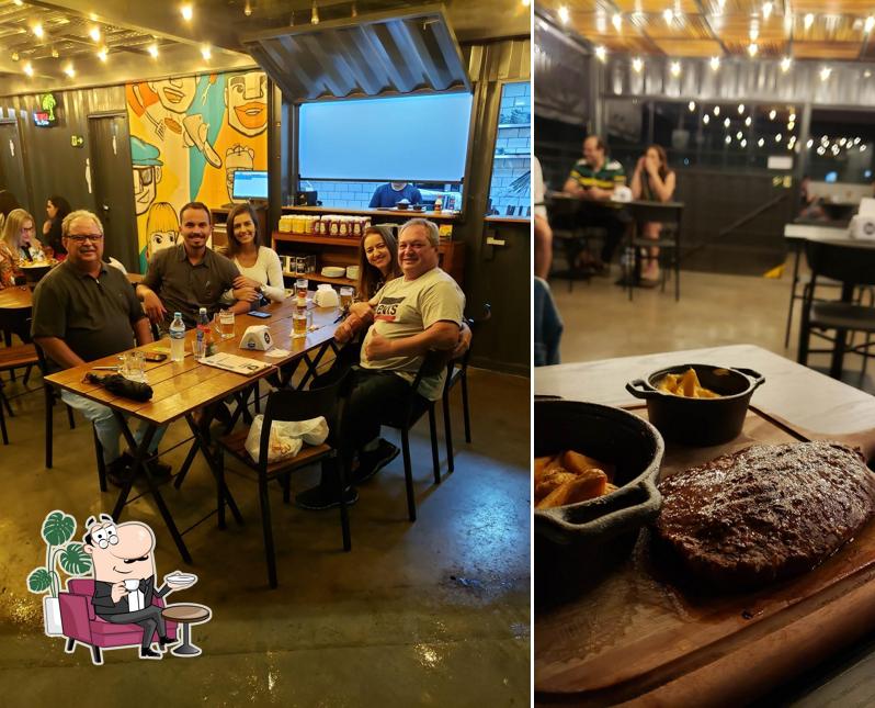 Veja imagens do interior do Doca Steak Burger