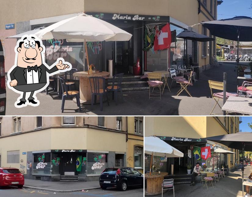Gli interni di Maria Bar
