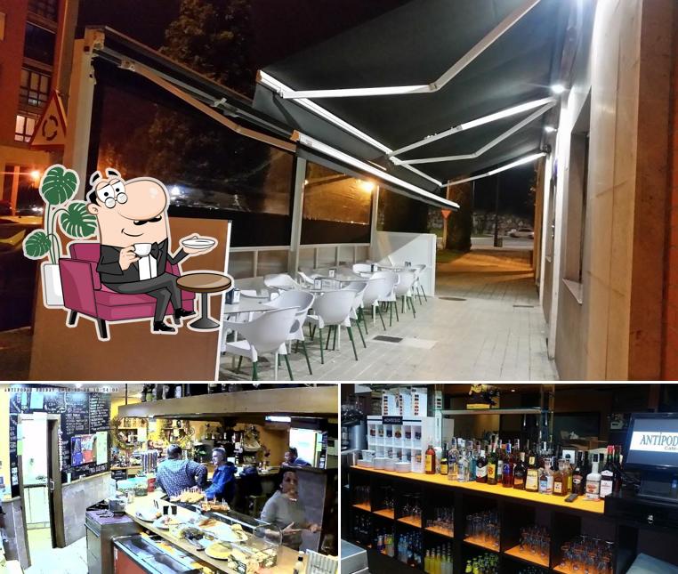 El interior de Bar-Café Antípodas