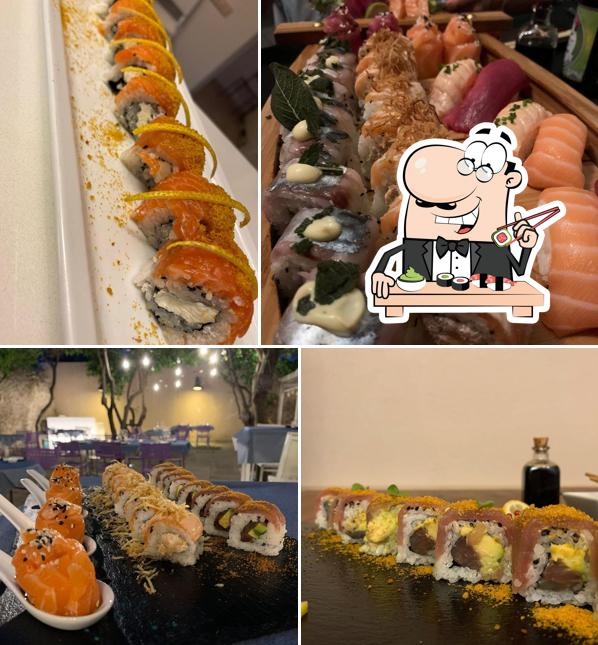 Scegli le varie opzioni di sushi