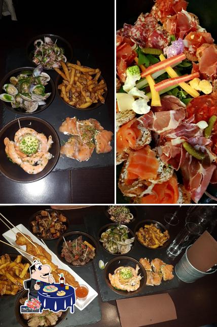 Sashimi à LA SUITE - Bar & Brasserie , Tapas à la Française Béziers