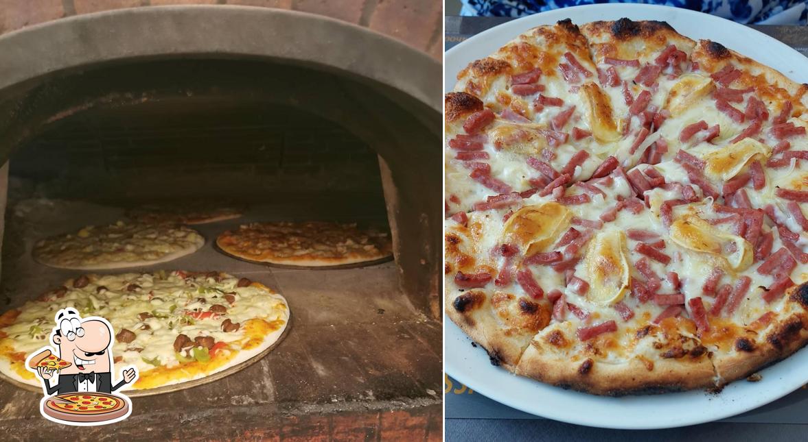 En BRASSERIE PIZZERIA BAZIN, puedes disfrutar de una pizza