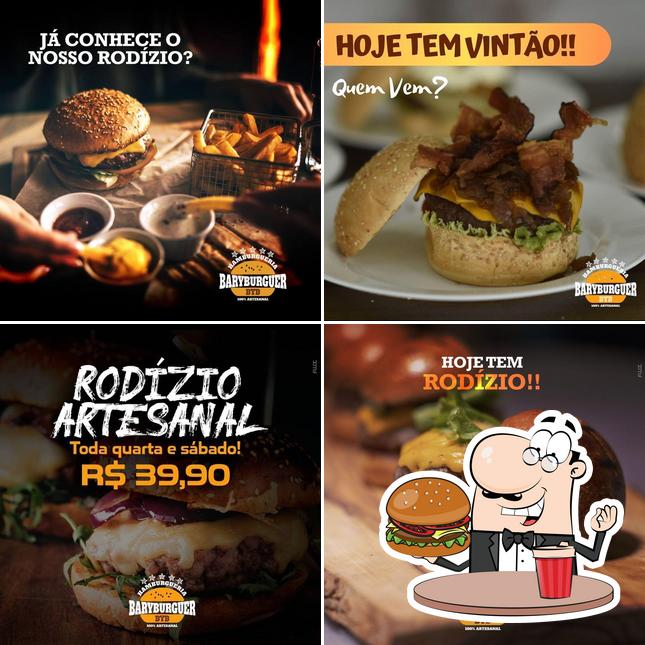 Delicie-se com um hambúrguer no BaryBurguer Hamburgueria