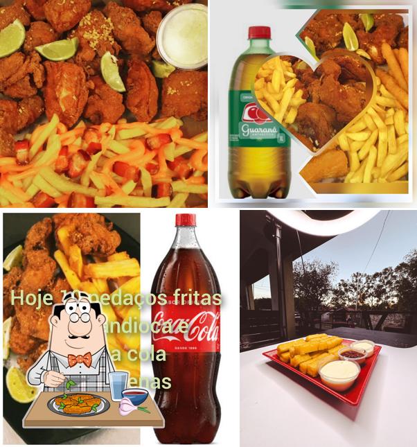 Asas de frango em Frango Frito chicken.ro crocante empanado