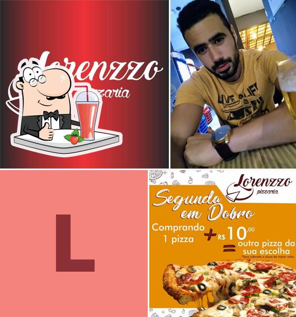 Desfrute de um drinque no Pizzaria Lorenzzo