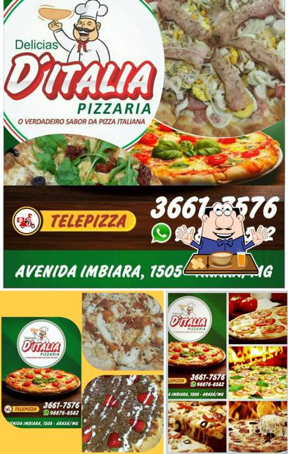 Comida em D'Italia Pizzaria