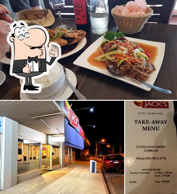 Jack's Restaurant in Cobram Asian restaurant menu and reviews