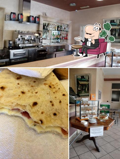 Dai un’occhiata alla foto che mostra la interni e cibo di Bistrò Cafè