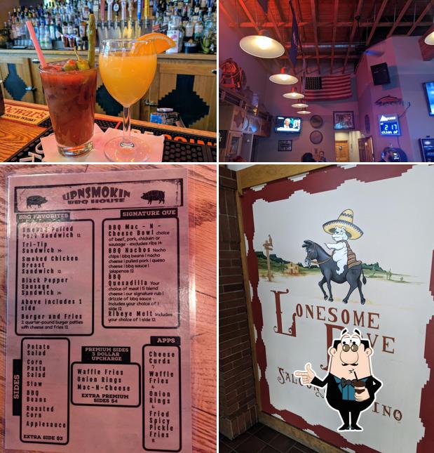 Enjoy a drink at Lonesome Dove Saloon & Casino