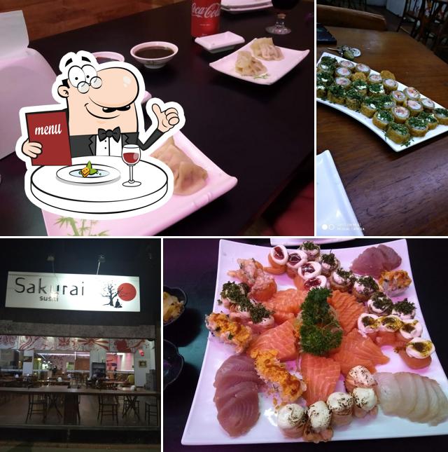 Platos en Sakurai Sushi