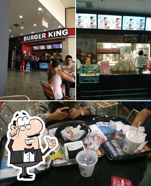 O interior do Burger King