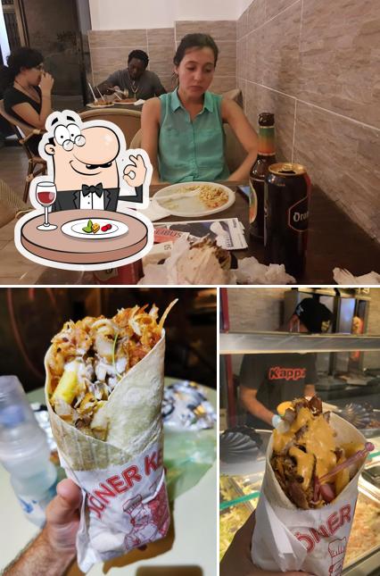 La immagine di cibo e interni da Asian fast food
