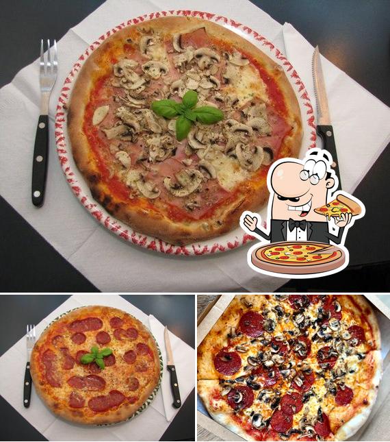 At Pizzeria Italiana Sapori D'italia, you can taste pizza