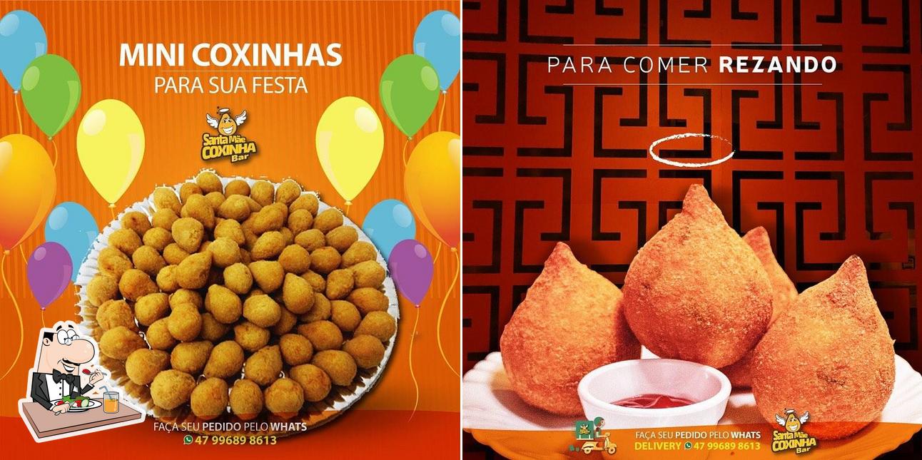 Platos en Santa Mãe Coxinha Bar