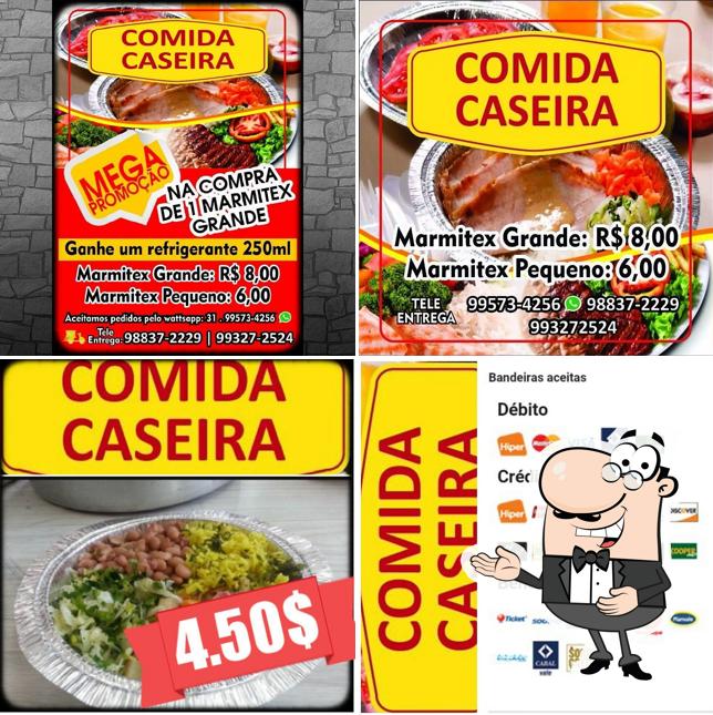 Look at this image of Comida caseira