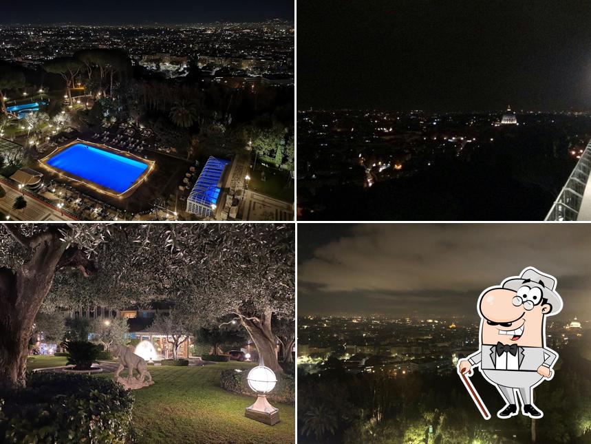 Puoi goderti l'aria fresca dal dehors di La Pergola