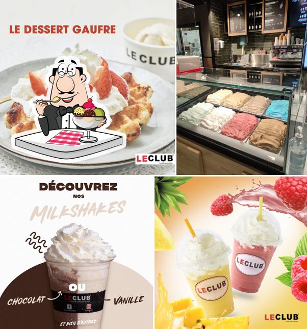 Le Club Café La Seyne-sur-mer sert une sélection de desserts