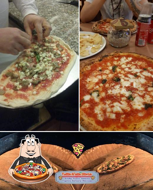 Essayez des pizzas à Pizzeria Tutta N'Ata Storia