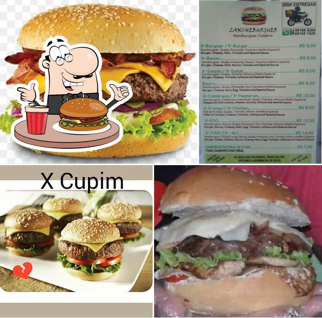 Experimente um hambúrguer no Rodrigao Burguer