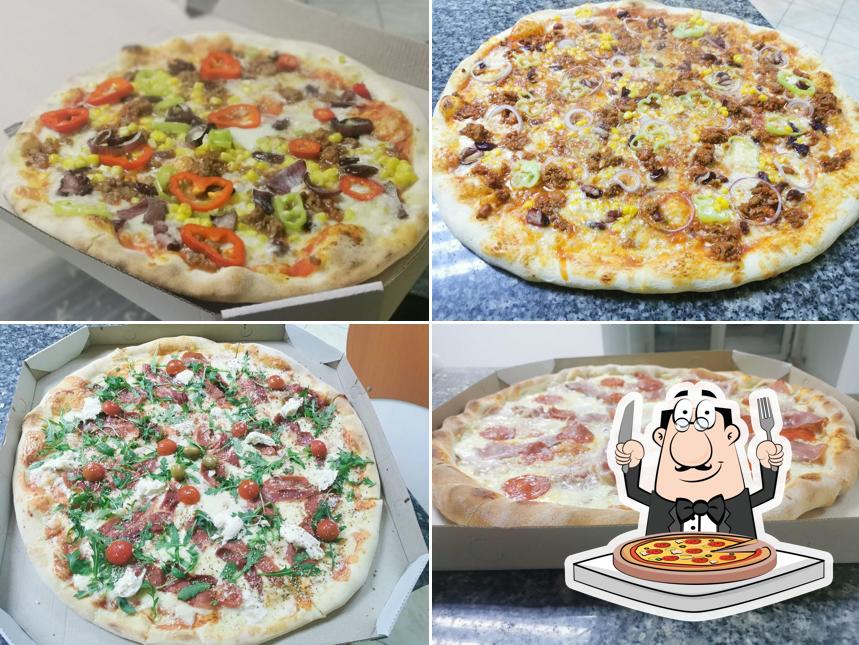 Essayez de nombreux types de pizzas
