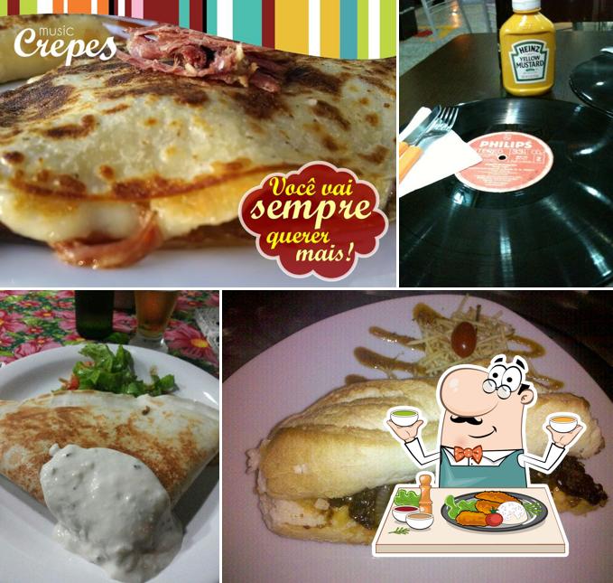 Comida em Music Crepes