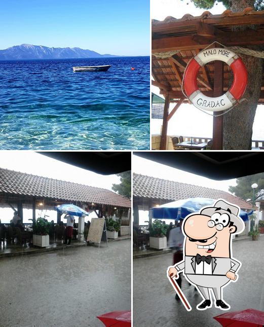 Gli esterni di Restoran Malo More