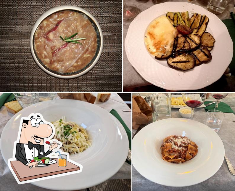Platti al Osteria Del Borgo