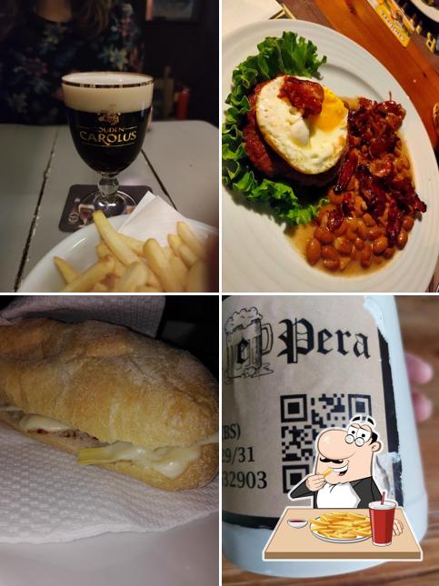 Patatine fritte al Rhum e Pera