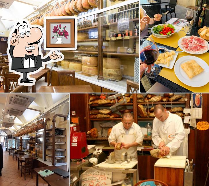 Gli interni di Antica Salumeria Giorgio Pancaldi