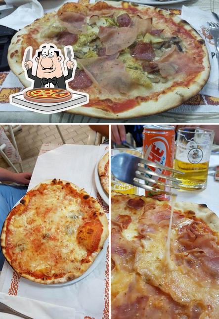 Kostet eine Pizza bei Bar Pizzeria Del Sole