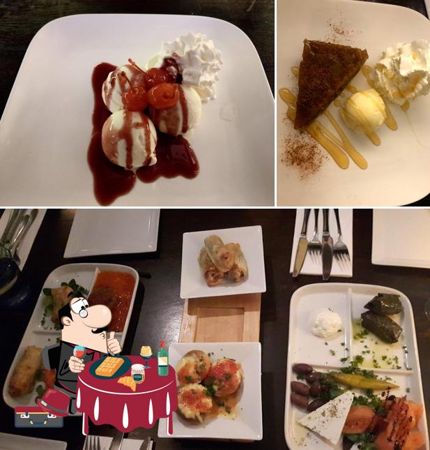 Restaurant Mylos provides a number of sweet dishes