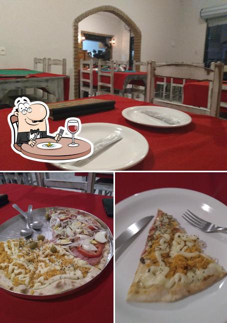 O Pizzaria Primo Giuseppe Augusto Franco se destaca pelo comida e interior