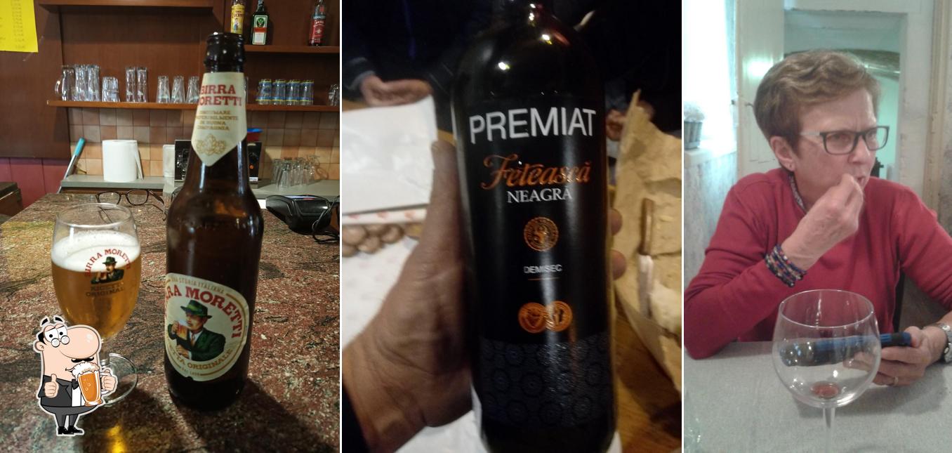 Puoi prenderti un rinfrescante bicchiere di birra chiara o scura