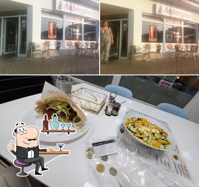 Check out the picture depicting interior and food at Aubergine Döner & Pizzeria
