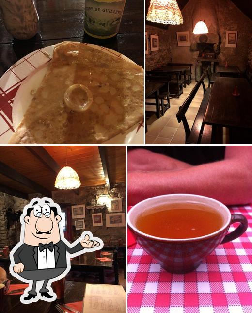 Jetez un coup d’oeil à la photo représentant la intérieur et boire concernant Crêperie le Lizen