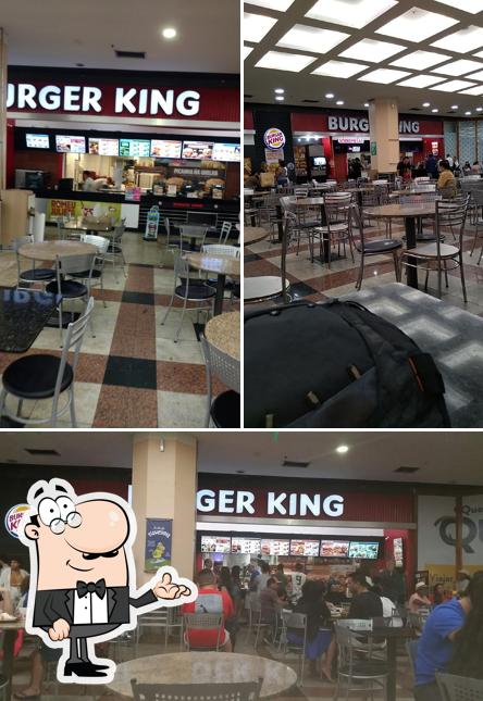 O interior do Burger King