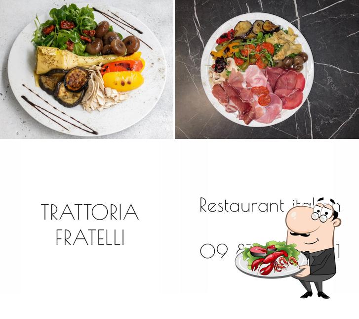 Commandez des fruits de mer à Fratelli Pizzeria - Trattoria