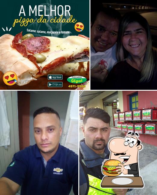 Consiga um hambúrguer no Pizzaria Gigui - Pizzaria